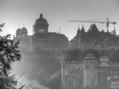 Panorama of the city Bern Switzerland. Original I take this picture analog on Agfa APX 100 film Panorama of the city Bern Switzerland. Original I take this picture analog on Agfa APX 100 film